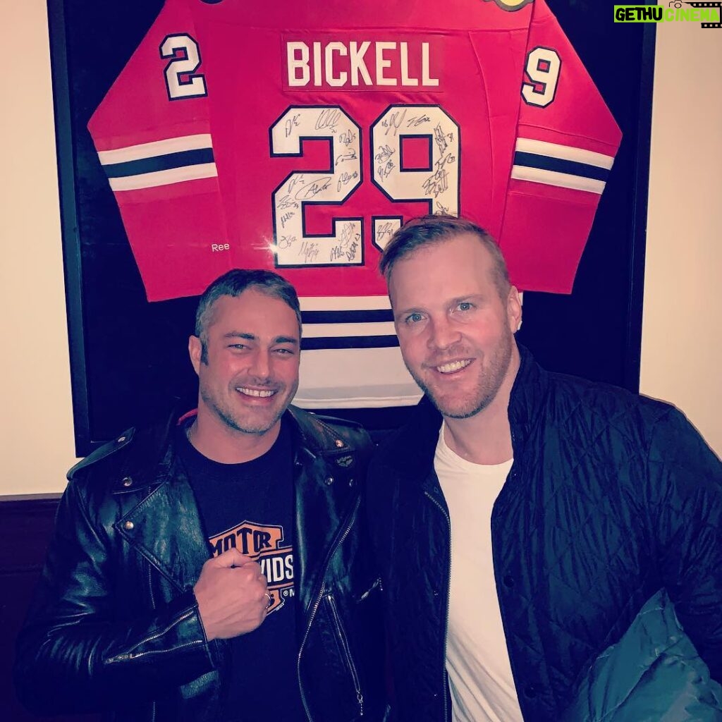 Taylor Kinney Instagram - Stoked to be out with my guy @bbickell and his wife @abickell for the weekend. 29. Good times in Chicago @bickellfoundation cheers @chicagocutsteakhouse