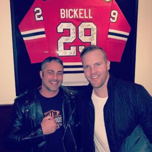 Taylor Kinney Instagram - Stoked to be out with my guy @bbickell and his wife @abickell for the weekend. 29. Good times in Chicago @bickellfoundation cheers @chicagocutsteakhouse
