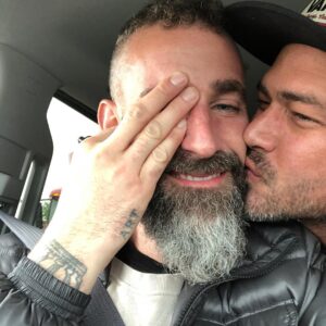 Taylor Kinney Instagram - My buddy. Wear yer seatbelts. @iamdjws we golf