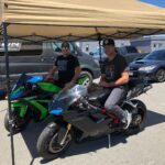 Taylor Kinney Instagram - Really doing it Momma! #lagunaseca ripping with @grantlangston8 Big thanks to @daineseofficial @agvhelmets Also Drew and the gang from @Superbikecorse in Laguna Hills for getting her ready.