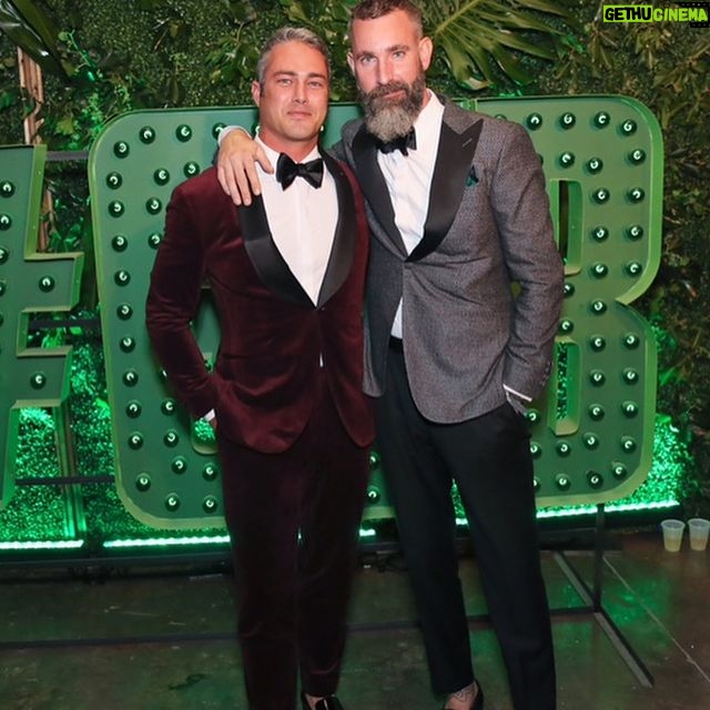 Taylor Kinney Instagram - Thanks to all who came and supported the 2017 Green Tie Ball in Chicago. Thanks to @joshkercher for the new threads, making myself and @iamdjws look official. And thanks to Momma Kinney for the date. #chicagofire