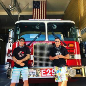 Taylor Kinney Instagram - Be safe America 🇺🇸 Doheny Fire station @johnnylouch  @ocfirefighters