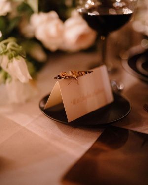 Taylor Lautner Instagram - COCKTAIL HOUR/RECEPTION
After the ceremony, guests were shuttled back down from the vineyard to the tasting room where they toasted one another with a glass of Casamigos cocktails named after our dogs Remi and Lily, and a variety of wines from Epoch. Live music was played on a grand piano covered in overgrown florals, and bottles of Epoch’s Rose were being live painted for guests to take home at the end of the night as a keepsake. Hundreds of Edison bulbs hung from the stunning trees over the cocktail bar, grand piano and live bottle painting station. On their way to the reception area, guests walked through a butterfly garden filled with greenery. There, butterflies floated amongst guests while a harpist played in the background. Once inside, there were candles from Snif burning a custom scent called “Sweet Ash” and leather menu books embossed with a custom TT logo at each place setting. We both attach smells to memories and people so we wanted to have a specific “scent” to our wedding that guests walked away resonating it to. We felt including this unique logo of two T’s intertwined (designed by our planner/designer Josiah) on just about every part of the day would make it feel special. Greenery and white florals filled the room to contrast the sexy industrial look of the tasting room. Did someone say more Edison bulbs? Yes, we did. Hanging Edison bulbs lined the three rows of tables we had for our loved ones. After our three course dinner paired with Epoch’s wines concluded everyone was ushered back outside surrounding the grand piano where our good friend and boy Tay’s groomsmen Aodhan King performed our first dance live. Aodhan and our other close friend Ben Hastings were gracious enough to lend us their beautiful voices for a few more songs until it was time to party. Low flying dry ice fog started to escape under the tasting room doors to outside inviting people back into a completely flipped dance floor that would take our souls for the rest of the evening. What’s a wedding without a dance floor, a few spilled drinks and the brides mother actually taking a nasty spill on it ;) (true story, rip to her kneecaps)