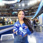 Teala Dunn Instagram - Go Rams!! 💙😊 thanks for having me @amazoninfluencerprogram Los Angeles, California
