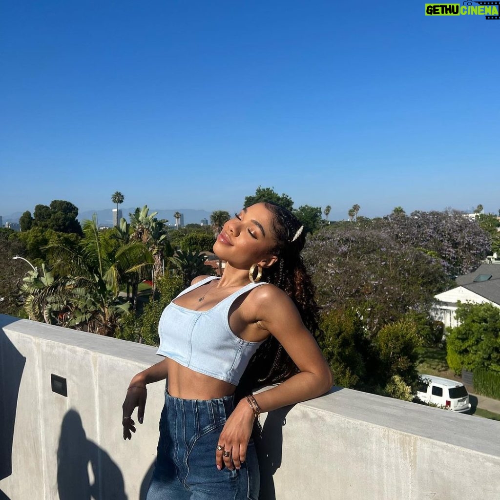 Teala Dunn Instagram - Soaking up the sun ☀️ #ootd Los Angeles, California