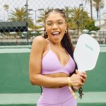 Teala Dunn Instagram - We playing pickle ball 🤪 @spotify Los Angeles, California