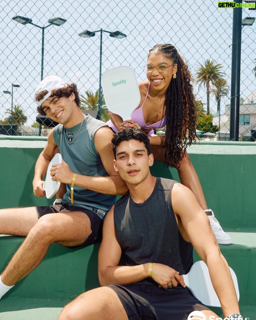 Teala Dunn Instagram - We playing pickle ball 🤪 @spotify Los Angeles, California