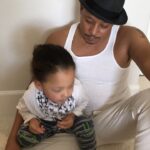 Terrence Howard Instagram - Little big Mayne... #mayne #fatherandsonlove