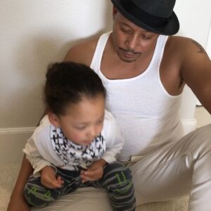 Terrence Howard Instagram - Little big Mayne... #mayne #fatherandsonlove