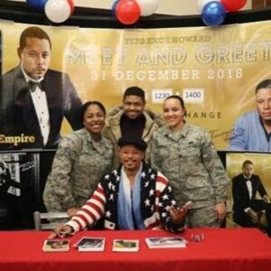 Terrence Howard Instagram - Happy New Year to everyone! What an amazing experience we had thank you @osanairbase #camphumphreys @myschar and of course My Mira for an experience to remember... #daddyandmommyarecominghome #loveisthegluethatbindsus