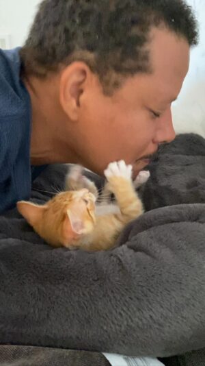 Terrence Howard Instagram - Kitty facials… #happyfriday