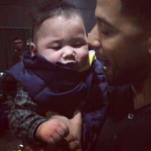 Terrence Howard Instagram - Getting lunch with Uncle Jussie! #homiesforlife