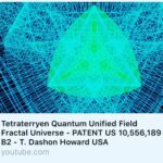 Terrence Howard Instagram - https://youtu.be/1X6q7nQcmF4 Everything in the following scientific visualization was created using simulated light refraction, diffraction / waveform constructive and destructive interference distribution patterning. The only thing being animated in the model is the camera on a circular path focused on the model, everything else is refraction. It is based upon #TerrenceHoward's lattice geometry and ideas found in his interactive book @tcotlc.com and specifically is using the sculpture he calls the "Hero" piece as it's refractive core as well standing waves on spheres arranged in accordance with Terrence's "Lynchpin" configuration as per his patent. PATENT US 10,556,189 B2 - T. Dashon Howard USA. It accurately reproduces and predicts quantum dot / quantum field distribution observed in field ion microscopy experiments performed by Müller in 1951. (The background image projection plate of field ion microscope) ref: https://www.google.com/search… Through his sculpture and scientific visualization, Terrence has successfully and accurately described the atom, electromechanics, fluid mechanics / cymatics, the classical and quantum waveform field lattice of fundamental absolute space time itself including planetary resonant harmonics (Cymatics) and natural growth morphologies which self organize into resonant form. It is truly unified field, geometrical, first order proof of the fractal quantum mechanical behavior of the EMF spectrum i.e. time dependant light itself.