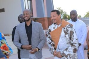 Terrence Howard Instagram - His Royal Highness King Oyo of Tooro and Her Majesty the Queen Mother welcomed Mira and I to his Kingdom. We were greeted with music and traditional dance that created a sense of joy and a welcoming to us. During this celebration we were honored when King Oyo blessed us with Ugandan names. We are extremely pleased to have this opportunity to immerse ourselves in this culture, the people, the food and the natural beauty of Uganda. Uganda is truly the Pearl of Africa.