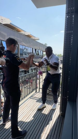 Terry Crews Instagram - Fun fact: @terrycrews is a legend. 

#f1 #hungariangp #skills