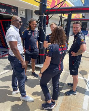 Terry Crews Instagram - Having the BEST TIME at my first @F1 with @redbullracing at @hungaroring_official !!!!

The race, the tech, the science and hospitality you’ve shown me were second to none! Thank you and Godspeed!!!