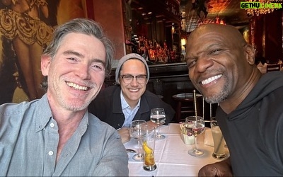 Terry Crews Instagram - There is nothing I love more than #FindingYourRoots bringing guests together! DNA cousins @terrycrews and #BillyCrudup met up after connecting from our show. Swipe to see the initial reveal!