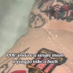 Tess Holliday Instagram - This song felt appropriate considering I haven’t used the bathroom alone for 18 years… wouldn’t have it any other way. (That’s a lie!) lol #momlife #momsofinstagram #singlemomlife #boymom #catsofinstagram #catmom
