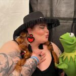 Tess Holliday Instagram - KERMIEEEEEEE!!!!!! Are you freaking out with me?!!! Yesterday I got to meet @kermitthefrog at @willienelsonofficial ranch for @luckreunion & it was one of the most iconic moments of my entire life! Kermit, Eric & his team were so amazing while I cried (hahahaha!) & I got to hug Kermie after! The Muppets were such a huge part of my childhood & y’all know how much @realmisspiggy shaped my life! These photos are what I call “framers” and I’m 💯plastering these all over my home! Thank you to my dear friends @tatefarmstx for making one of my wildest dreams a reality!!!!!!!!!!!!!!!!!!!!!!!!!! I told myself this year that I was going to say yes to everything, and I’m so glad tagging alone with @melissatatetx to the Luck Reunion was one of them! Now excuse me while I sob 😭🤠💘 #kermit #kermitthefrog #themuppets #willienelson #willienelsonandfamily #lucktexas #misspiggy Texas