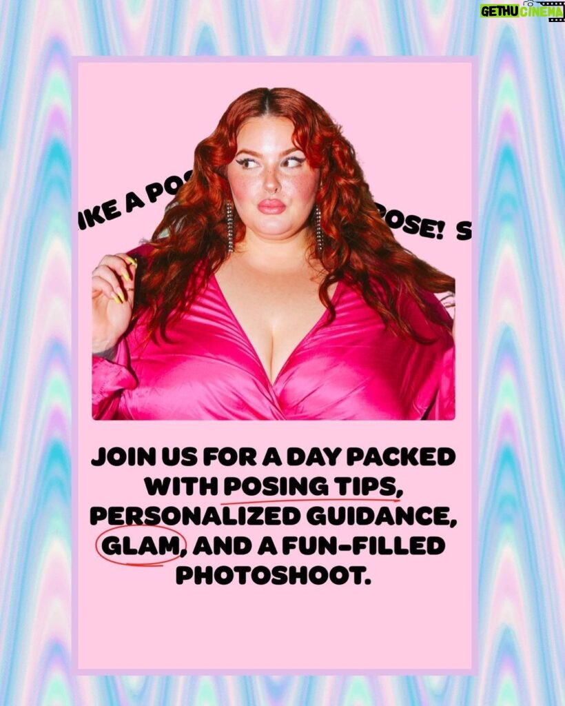 Tess Holliday Instagram - You’re hot, let’s pose! Saturday I get the honor of doing our Posing + Self Love Workshop again & I’m still basking in the love from the last one! (Swipe to see the love 🥹) If you’d like to join in the fun we have a couple spots left, link in bio! 🩷 #effyourbeautystandards Los Angeles, California
