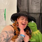 Tess Holliday Instagram - KERMIEEEEEEE!!!!!! Are you freaking out with me?!!! Yesterday I got to meet @kermitthefrog at @willienelsonofficial ranch for @luckreunion & it was one of the most iconic moments of my entire life! Kermit, Eric & his team were so amazing while I cried (hahahaha!) & I got to hug Kermie after! The Muppets were such a huge part of my childhood & y’all know how much @realmisspiggy shaped my life! These photos are what I call “framers” and I’m 💯plastering these all over my home! Thank you to my dear friends @tatefarmstx for making one of my wildest dreams a reality!!!!!!!!!!!!!!!!!!!!!!!!!! I told myself this year that I was going to say yes to everything, and I’m so glad tagging alone with @melissatatetx to the Luck Reunion was one of them! Now excuse me while I sob 😭🤠💘 #kermit #kermitthefrog #themuppets #willienelson #willienelsonandfamily #lucktexas #misspiggy Texas