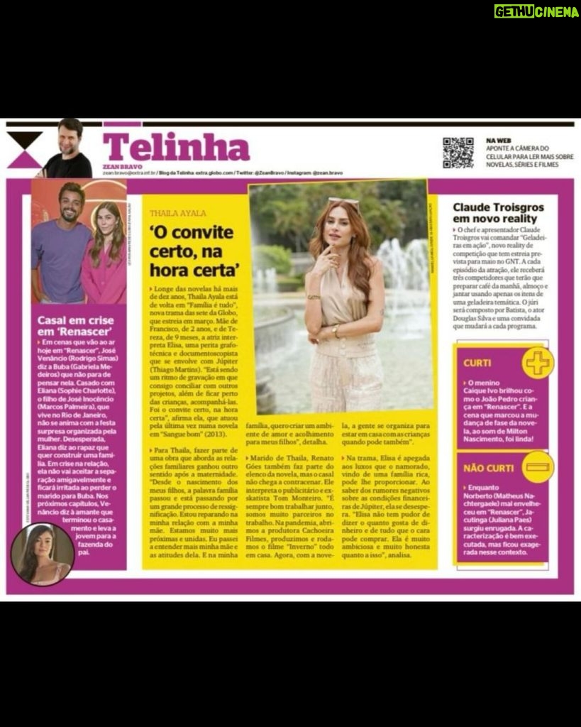 Thaila Ayala Instagram - Estava só um pouco ansiosa pra contar pra vocês! Siiimmmm de volta as telinhas da Globo com ELISA! Obrigada @danielortizautor e @fredmayrink pela confiança!