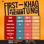 Thanawat Ratanakitpaisan Instagram - First & Khaotung đã sẵn sàng đến gặp fan Việt Nam rồi 🩵 First & Khaotung are ready to meet you guys at the event: First-Khaotung : “Only You” Fan Meeting in Vietnam. Show Date: 30 September 2023 Show Time: 1.30 PM Venue: Gala Center - 415 Hoang Van Thu, Ward 2, District Tan Binh, HCM Ticket Available: 02 September 2023 at 11 AM Website: www.feelfunfest.com Looking forward to seeing you guys 🫶🏻 Chúng mình chờ gặp các bạn 🫶🏻 For more information, you can follow Facebook and X of Njoin #FKonlyyoufminVN #NJoin #GMMTV #FirstKhaotung #เฟิร์สข้าวตัง