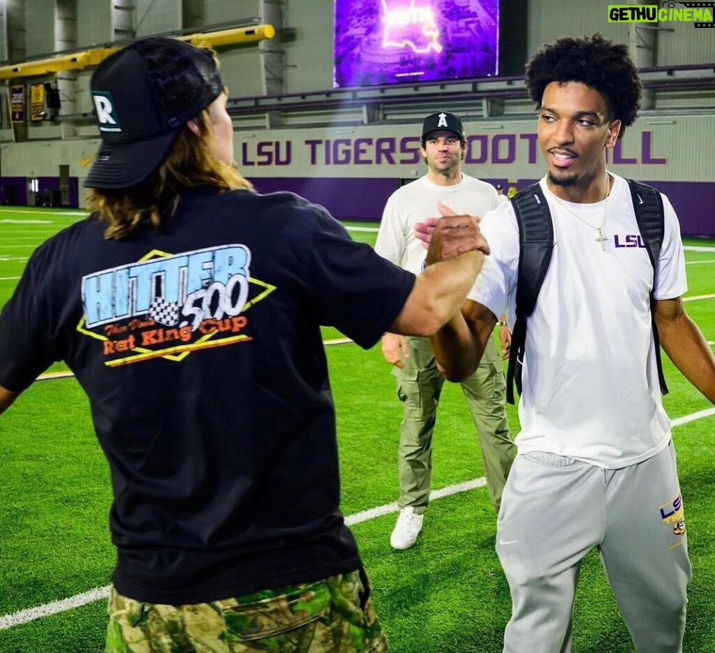 Theo Von Instagram - taking offers. still got 6 1/2 week of eligibility. God did. 🙏 🙏 @lsufootball and Louisiana for the warm welcome. No other state id rather be from. nobody do it like the boot. ❤️ 🙏 @raisingcanes 📸: @austin.gremillion
