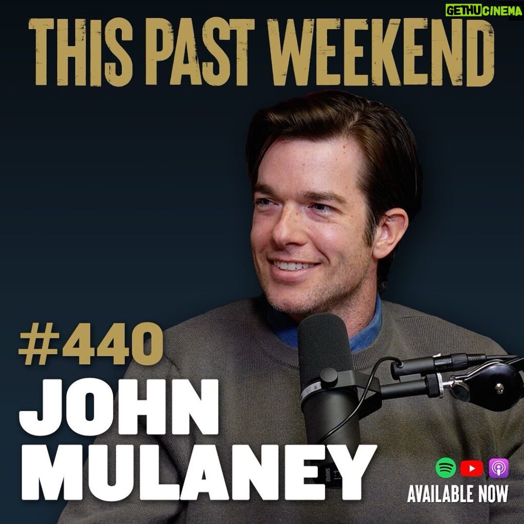 Theo Von Instagram - Mr @johnmulaney is a generational talent and i have always admired and envied his abilities. We talk about his eventful last few years, petting rehab horses, rewiring yourself for the better, and the pressure that comes with the desire to be the best. His new stand up special ‘Baby J’ premiers next Tuesday, April 25th on Netflix. Thank you for your time.