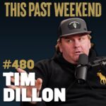 Theo Von Instagram - One of the funniest times ive ever had!! @TimJDillon returns to discuss the Door Dashers vs. Homeless feud, Rob Dyrdek’s writers striking, overtaking the elites, and our mutual appreciation of Deep Roy. If you haven’t already, check out his weekly podcast “The Tim Dillon Show” and see him on his ‘American Royalty’ Tour. Thank you Tim for coming by and thank you all for listening.