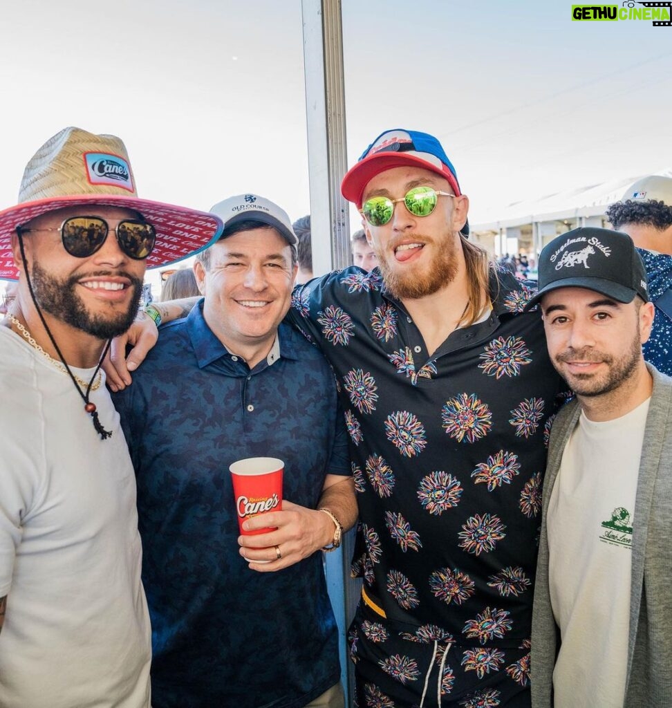 Theo Von Instagram - Grateful for a unique weekend to meet some Louisiana legends and some heroes and new friends. Thanks @raisingcane’s for the hospitality. On God. Praise God. 🙏 Tagged @bobbyleelive in last pic.