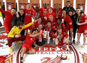 Thiago Alcántara Instagram - 🏆Winners! Congrats to all @liverpoolfc family! ❤️ #YNWA