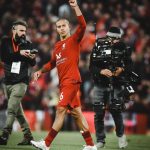 Thiago Alcántara Instagram - That’s the way! Incredible Anfield today. Up the Reds! Anfield, Liverpool