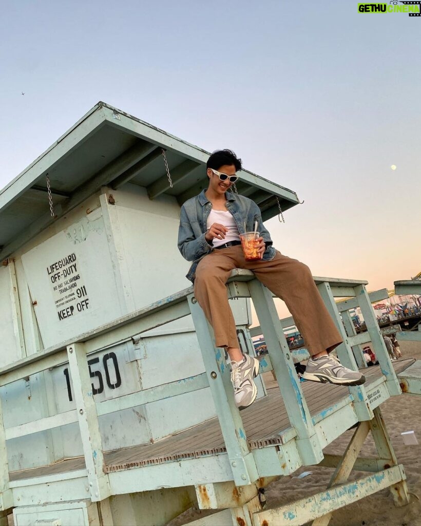 Thiti Mahayotaruk Instagram - The sun has gone so fast. Santa Monica Pier