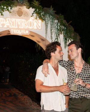 Thomas Doherty Instagram - Thanks @patron for an amazing F1 weekend in Miami #patrontequila
