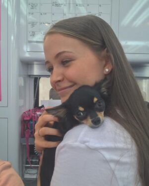 Thomas Doherty Instagram - happy birthday to an angel w/ dog