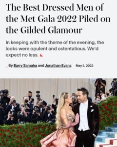 Thomas Doherty Instagram - met 2022 The Metropolitan Museum of Art, New York