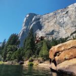 Thomas Kuc Instagram - I can now say I did a backflip in front of El Capitan El Capitan, Yosemite