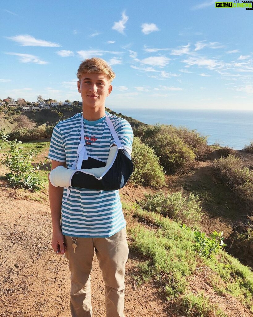 Thomas Kuc Instagram - i do my own stunts. Broken Bone