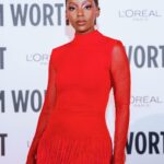 Thuso Mbedu Instagram - L’ORÉAL PARIS Captured by @_rtcstudios @aust_malema Styled by @chloeandreawelgemoed in @gertjohancoetzee #ledéfilé #imworthit #lorealpfw