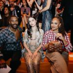 Thuso Mbedu Instagram - Thank you @louisvuitton and @nicolasghesquiere for a great time with the fam!!!! From start to finish - the energy is insane, always buzzing with laughter, love and creativity 😂🤣🫶🏾 Captured by @aust_malema @_rtcstudios