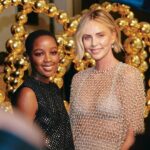 Thuso Mbedu Instagram - Celebrating @charlizeafrica ✨🌹✨ @dior @diorbeauty Captured by @_rtcstudios #JadoreDior #FlowersAreGold