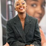 Thuso Mbedu Instagram - L’Oréal conversations 🖤 Captured by @_rtcstudios Styled by @chloeandreawelgemoed in @mmusomaxwell Hair @urban_mimz Makeup by @nonifemi_makeup