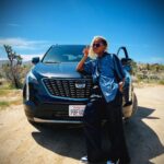Thuso Mbedu Instagram - I’ve been driving the Cadillac XT4 for a couple of weeks and it’s been tons of fun. (My favorite thing to do when trying to see how a car handles is drive it up and down Sepulveda - between Ventura and just after the Getty Center… or on Mulholland🤪) Anywho! I got to take this baby to Coachella and what I absolutely loved was that it’s such a light drive I legit forgot that I was driving an SUV (it’s the smallest SUV in the Cadillac fleet). Normally when driving long distance in a big car I feel like I’m getting an arm workout and who wants that 😭 but this was an amazing drive. Thanks @cadillac 👏🏾🫶🏾