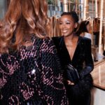 Thuso Mbedu Instagram - Thank you, Roberta. Thank you, @giorgioarmani . 🖤 Photographed by @germanlarkin Giorgio Armani