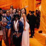 Thuso Mbedu Instagram - Thank you @louisvuitton and @nicolasghesquiere for a great time with the fam!!!! From start to finish - the energy is insane, always buzzing with laughter, love and creativity 😂🤣🫶🏾 Captured by @aust_malema @_rtcstudios