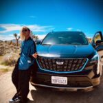 Thuso Mbedu Instagram - I’ve been driving the Cadillac XT4 for a couple of weeks and it’s been tons of fun. (My favorite thing to do when trying to see how a car handles is drive it up and down Sepulveda - between Ventura and just after the Getty Center… or on Mulholland🤪) Anywho! I got to take this baby to Coachella and what I absolutely loved was that it’s such a light drive I legit forgot that I was driving an SUV (it’s the smallest SUV in the Cadillac fleet). Normally when driving long distance in a big car I feel like I’m getting an arm workout and who wants that 😭 but this was an amazing drive. Thanks @cadillac 👏🏾🫶🏾