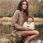 Thylane Blondeau Instagram - @lancaster 2023 campaign 🐻🤎