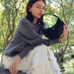 Thylane Blondeau Instagram - In love with my new @prada bag #PradaArque #PradaFW23 #ad 🖤