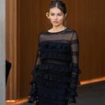 Thylane Blondeau Instagram - @zimmermann 👧🏻🖤 thank you for this beautiful show 🤞🏼🖤